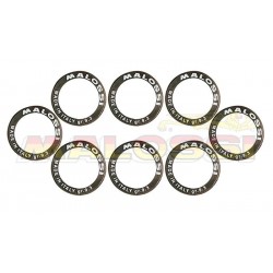 Jeu de galets MALOSSI 25x15,9mm 16gr - 8 pièces pour scooter