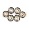 Jeu de galets MALOSSI 19x17mm 8,7gr - 6 pièces pour variateur scooter 0