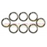 Jeu de galets MALOSSI 28,2x19,9mm 28gr - 8 pièces pour variateur scooter 0
