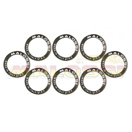Jeu de galets MALOSSI 20x12mm 14,5gr - 8 pièces pour variateur scooter