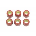 Jeu de galets ATHENA 18x14mm 9,5gr - 6 pièces pour variateur scooter