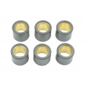 Jeu de galets ATHENA 19x17mm 15,5gr - 6 pièces pour scooter