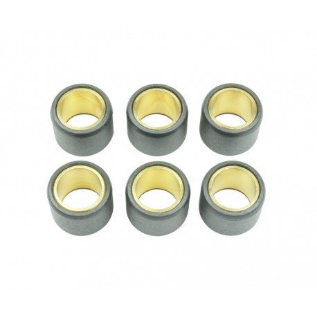 Jeu de galets ATHENA 23x18mm 15gr - 6 pièces pour variateur scooter