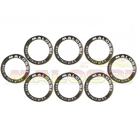 Jeu de galets MALOSSI 28,2x19,9mm 21gr - 8 pièces pour variateur scooter