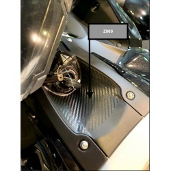 Kit déco look carbone protection porte-clefs KAWASAKI Z900 2017-2021