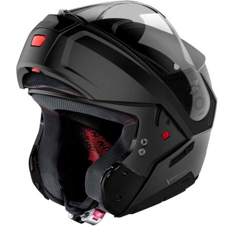 Casque moto modulable NOLAN N90.3 N-COM FLAT BLACK