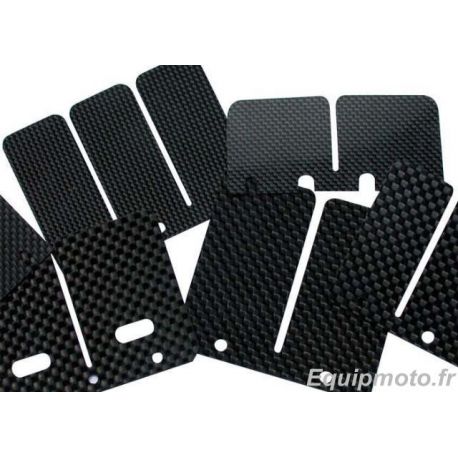 Clapets carbone moto CAGIVA WMX125 HUSQVARNA CR125 WR125 SM125 SUZUKI RM125