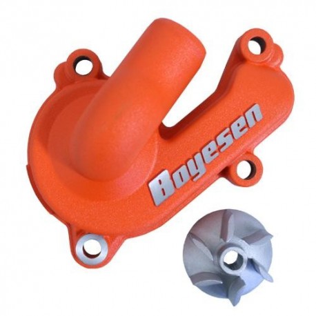 Couvercle de pompe à eau avec turbine BOYESEN SuperCooler KTM SX 125 XC-W 125 EXC 150 Couvercle de pompe à eau avec turbine BOYESEN SuperCooler KTM SX 125 XC-W 125 EXC 150