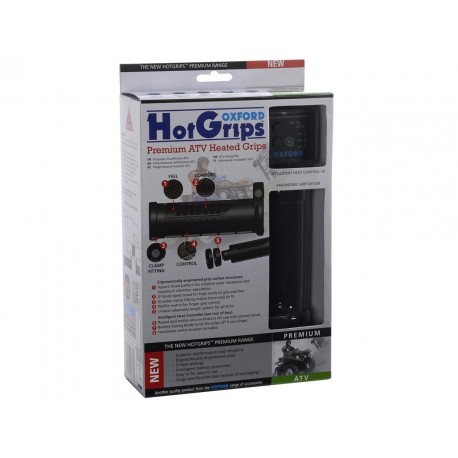 Poignées chauffantes moto OXFORD HotGrips Premium ATV