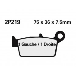 Plaquettes de frein Off-Road semi-métallique NISSIN 2P-219GS
