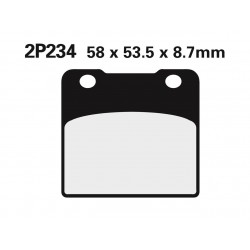 Plaquettes de frein NISSIN route semi-métallique 2P-234NS