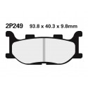 Plaquettes de frein moto NISSIN route semi-métallique 2P-249NS