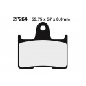 Plaquettes de frein moto NISSIN route semi-métallique 2P-264NS