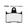 Plaquettes de frein moto NISSIN route semi-métallique 2P-264NS 0
