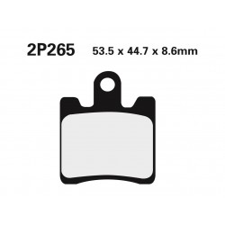 Plaquettes de frein NISSIN route semi-métallique 2P-265NS
