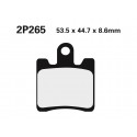 Plaquettes de frein moto NISSIN route semi-métallique 2P-265NS