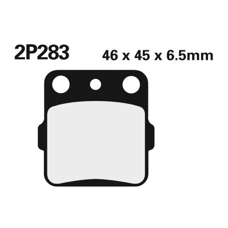 Plaquettes de frein route /Off-Road métal fritté NISSIN 2P-283ST