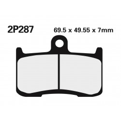Plaquettes de frein route /Off-Road métal fritté NISSIN 2P-287ST