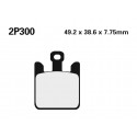 Plaquettes de frein Route /Off-Road métal fritté NISSIN 2P-300ST