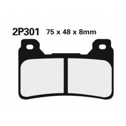 Plaquettes de frein route /Off-Road métal fritté NISSIN 2P-301ST