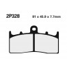 Plaquettes de frein Route / Off-Road métal fritté NISSIN 2P-328ST 0