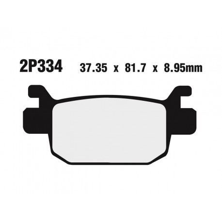 Plaquettes de frein route /Off-Road métal fritté NISSIN 2P-334ST