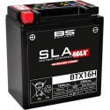 Batterie moto BS BATTERY SLA Max sans entretien activée usine YTX16H BTX16H