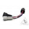 Adaptateur câble pour feux avant moto DENALI phare H4 vers H9 et H11 0