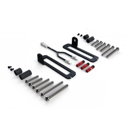 Fixation latérale pour garde boue moto DENALI éclairage DRL Lights