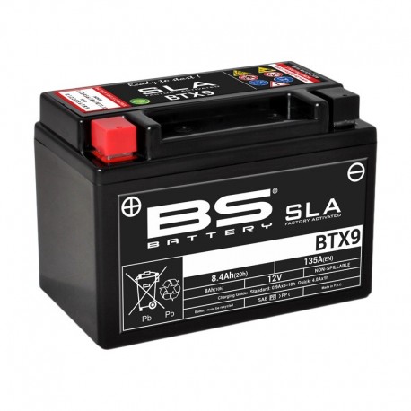 Batterie BS BATTERY SLA sans entretien activé usine YTX9-BS BTX9