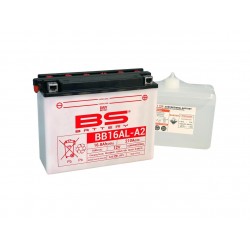 Batterie moto BS BATTERY Haute-performance 12 Volts YB16AL-A2 BB16AL-A2