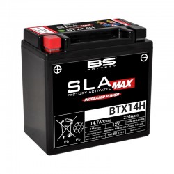 Batterie BS BATTERY SLA Max sans entretien activé usine YTX14H-BS BTX14H