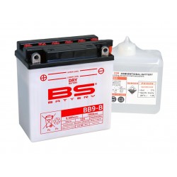 Batterie moto BS BATTERY Haute-performance 12 Volts YB9-B BB9-B