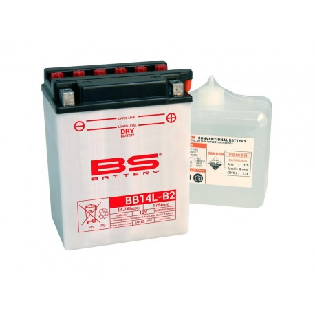Batterie moto BS BATTERY Haute-performance 12 Volts YB14L-B2 BB14L-B2 Batterie moto BS BATTERY Haute-performance 12 Volts YB14L-B2 BB14L-B2