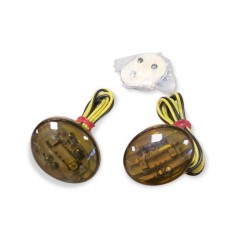 Clignotants moto universel Œil de chat LED petit modèle