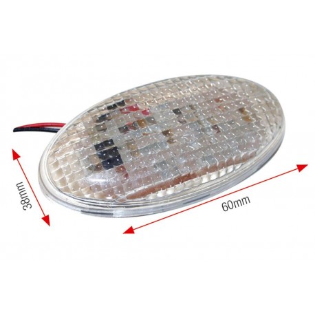 paire de clignotants moto V PARTS Œil de chat à leds paire de clignotants moto V PARTS Œil de chat à leds