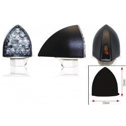Clignotants moto universel Profil LED noir universel