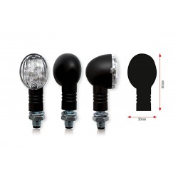 Clignotants moto universel Bullet à LED