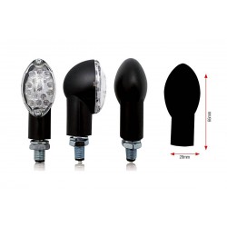 Clignotants moto universel Oval LED