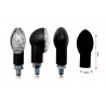 paire de mini clignotants moto V PARTS oval court homologué 0