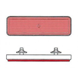 Catadioptre moto V PARTS rectangulaire 94x28mm