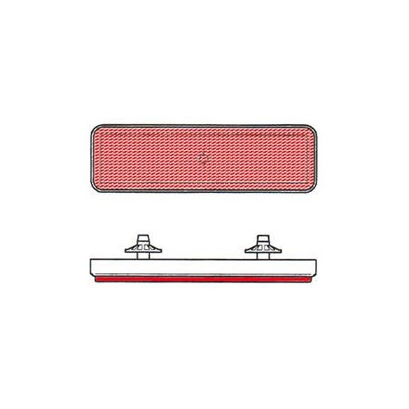 Catadioptre moto V PARTS rectangulaire Catadioptre moto V PARTS rectangulaire