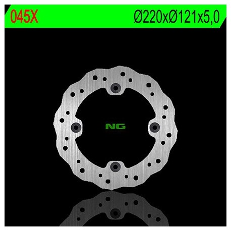 Disque de frein NG BRAKES pétale fixe 045X HONDA CR 125 CR 250 CR 500