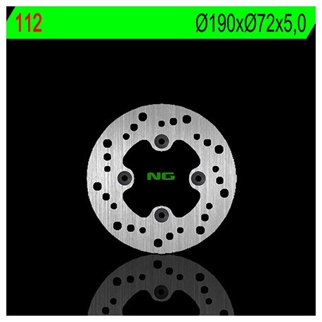 Disque de frein NG BRAKE DISC fixe - 112 scooter HONDA CN 250 SPAZIO 