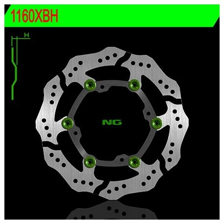 Disque de frein NG BRAKE DISC Pétale Flottant 1160XBH SUZUKI RM-Z 250 RM-Z 450