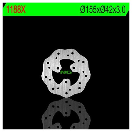 Disque de frein NG BRAKE DISC Pétale fixe 1188X scooter PEUGEOT LUDIX ONE KUDIX SNAKELUDIX TREND