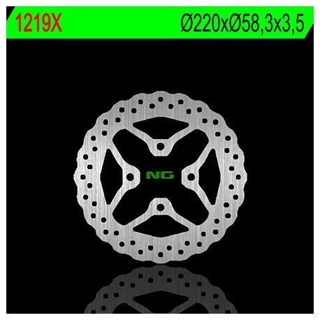 Disque de frein NG BRAKE DISC Pétale fixe - 1219X pour moto scooter