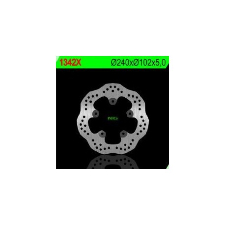 Disque de frein NG BRAKES pétale fixe 1342X APRILIA DORSODURO CAPONORD SHIVER