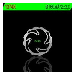 Disque de frein NG BRAKE DISC Pétale fixe 1374X
