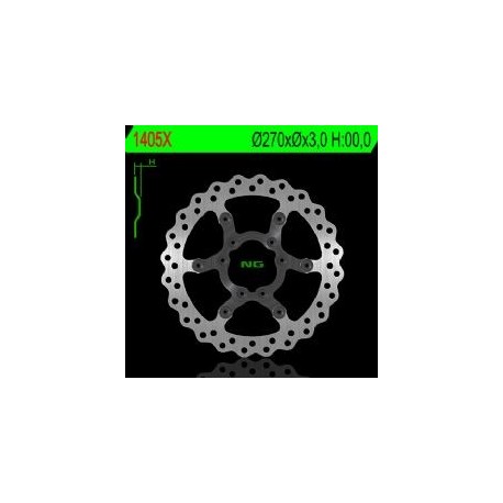 Disque de frein NG BRAKE DISC Pétale Flottant 1405X moto TM RACING